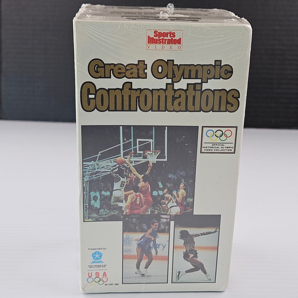 Sports Illustrated Video Great Olympic Confrontations VHS 3-Tape Set 1992 90808